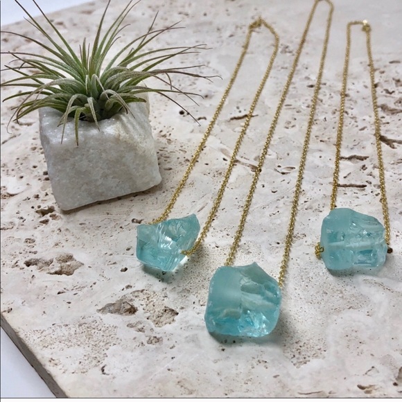 💎1 LEFT💎Raw Aquamarine 14K ROSE GOLD Quartz💎 - Picture 4 of 4